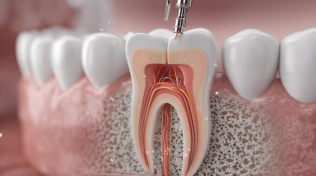 Prudentoe dentist performing root canal treatment to save an infected tooth at a patient's home in Hyderabad